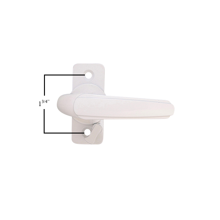 Storm Door Inside Handle With Thumb Lock-Turn Only, 1-3/4", Surface Mount Questions & Answers