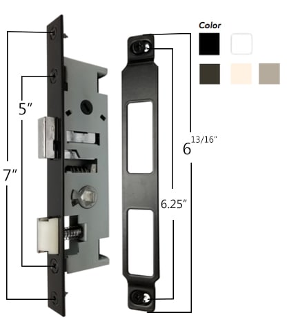 QuickFit Series Latch Assembly and Strike Plate - (5-Sided Spindle Required) Questions & Answers